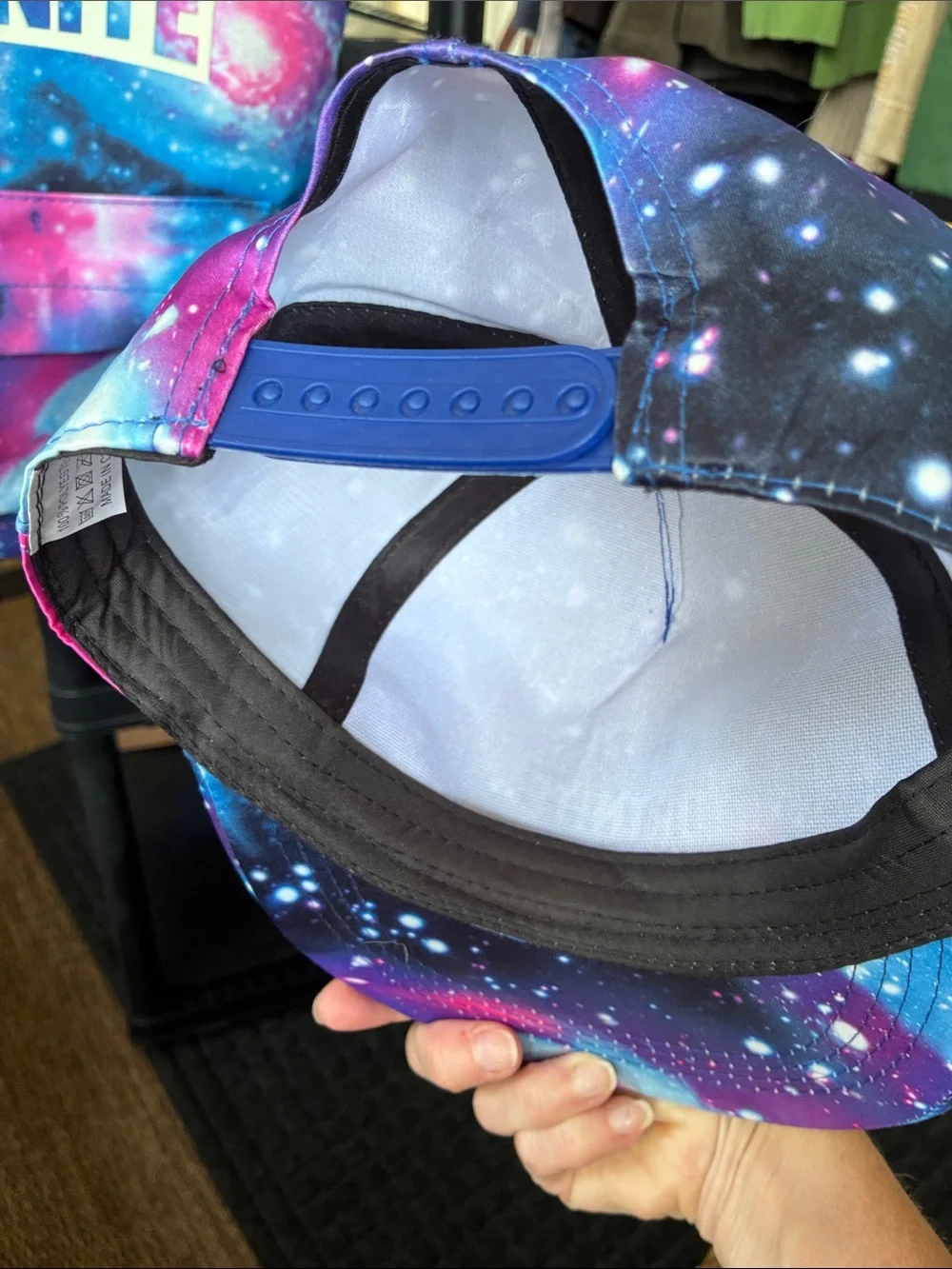FORTNITE space galaxy backpack and hat